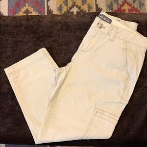Eddie Bauer crop khakis/ size 4x24